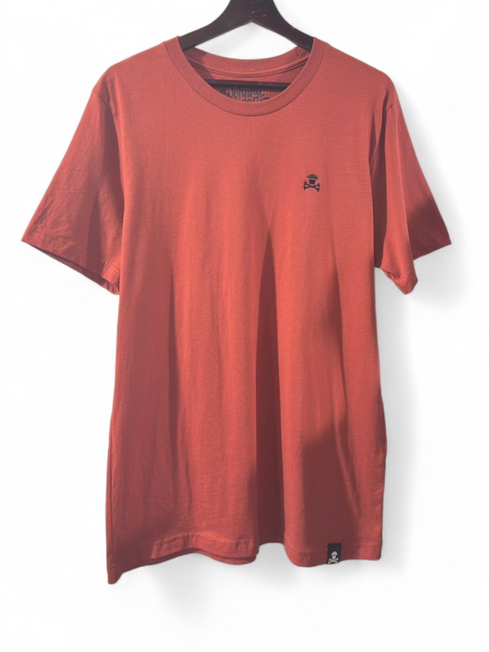 Johnny Cupcakes Clay Color Short Sleeve Logo Crewneck T-shirt Size Large
